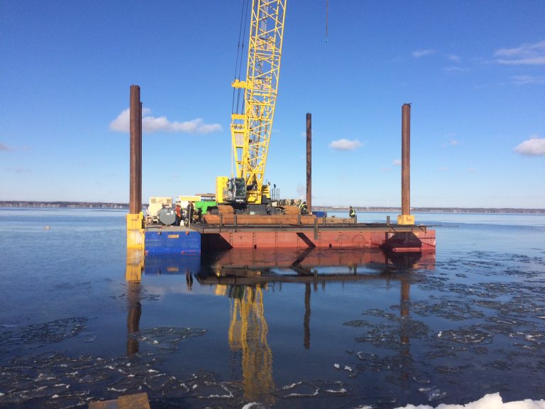 Construction on Amherst Island