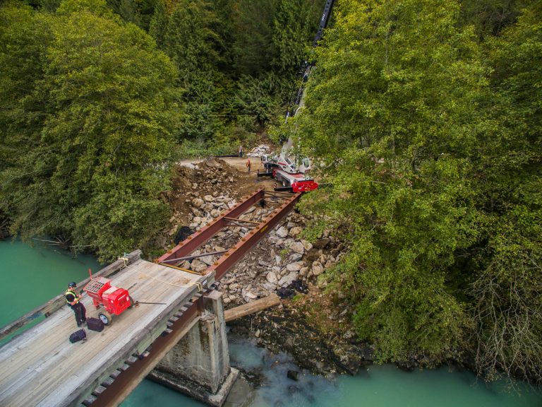 Ashlu Jump Span Replacement, Upper Squamish, BC
