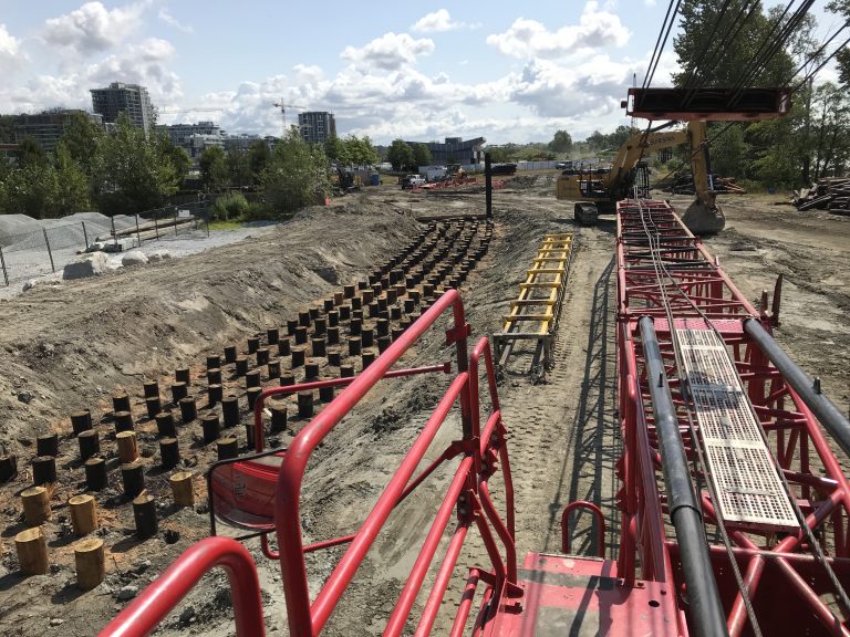East Fraser Lands Area 2 Ground Improvement, South Vancouver, BC